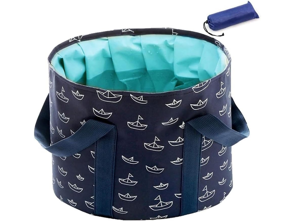 Bañera Plegable Grande De 25 Litros Para Remojo De Pies, Lavabo Portátil Para Lavar Y Acampar.