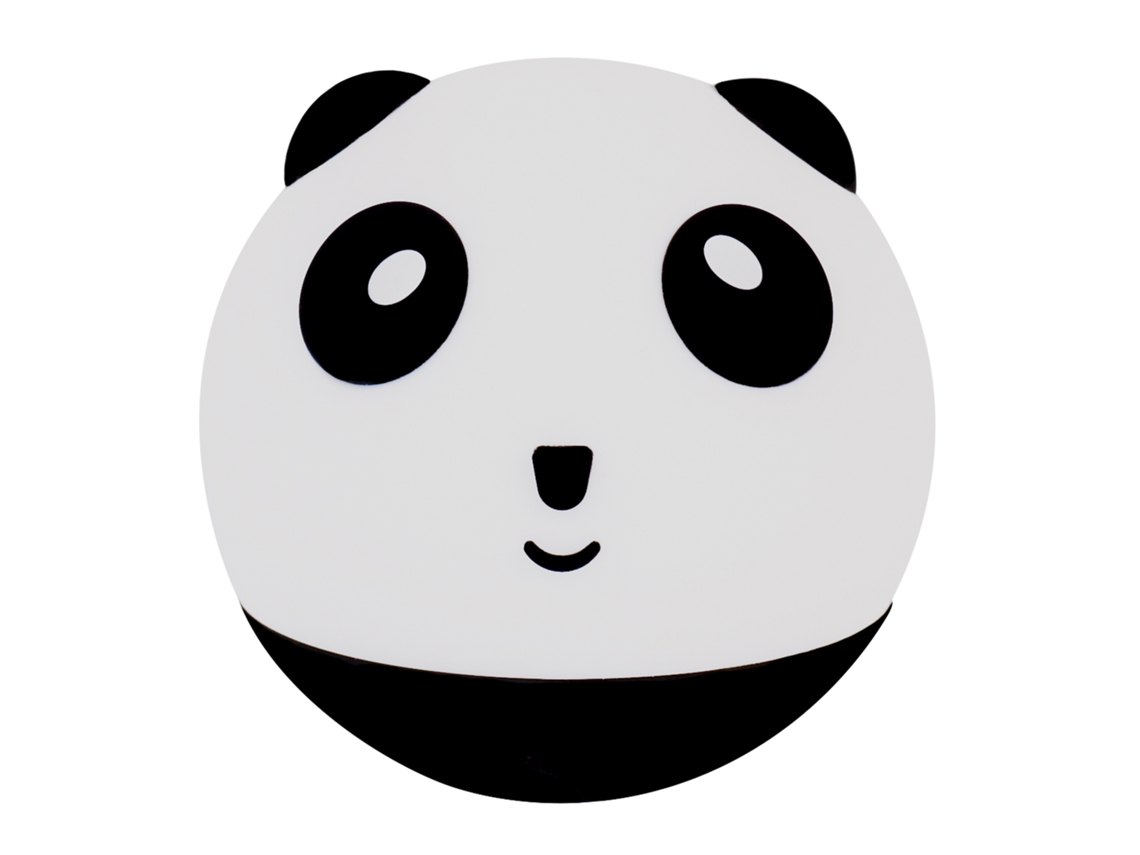 Luz nocturna AILORIA Happy Panda (Negro - 10.5 x 10.5 x 10.5 cm)
