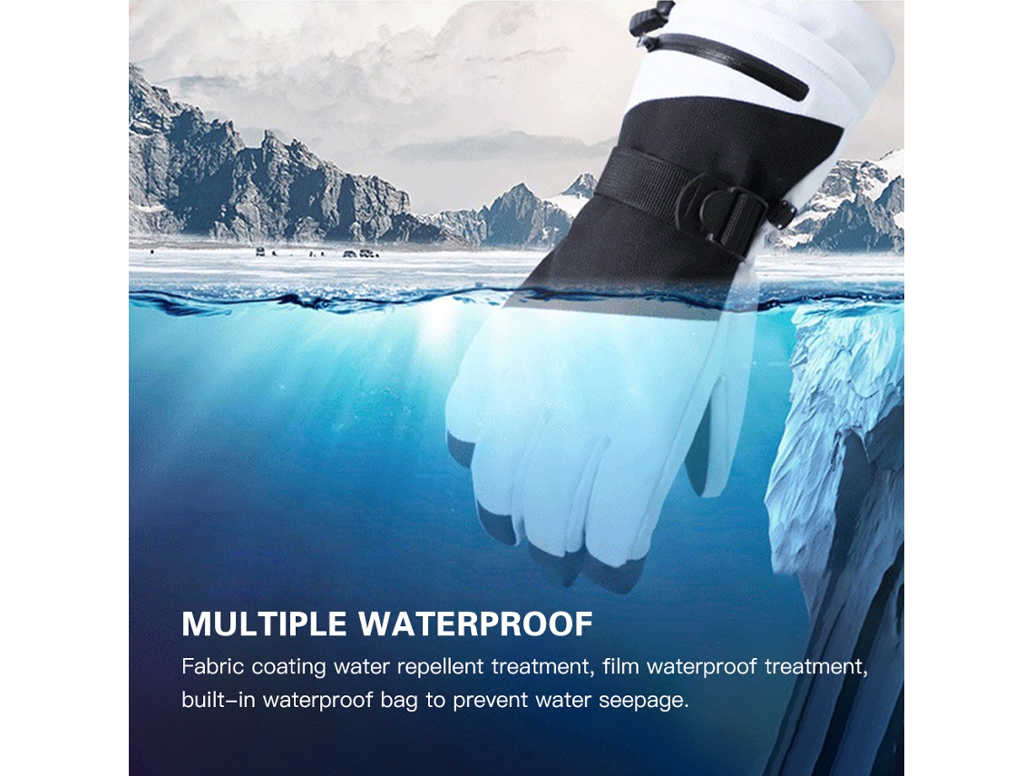 Vlrla-guantes De Esquí Impermeables Y Para Hombre Mujer Con Pantalla Táctil Para Snowboard Ciclo Conducción Exterior