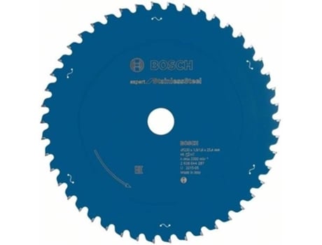 Disco de Sierra Circular BOSCH Expert para Acero Inoxidable 230x25.4x1.9x46