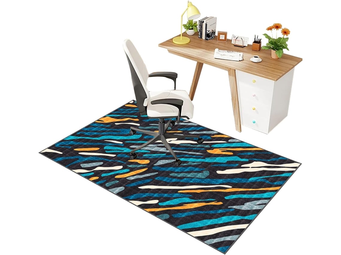Alfombrilla Silla Oficina Suelo, Madera Baldosas, Protector Suelos Juegos, Multiusos Casa, 80 X 120 Cm
