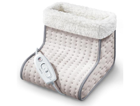 Sanitas Sfw 10 Aquecedor Elétrico de Pés 100 W Bege Cinzento Branco
