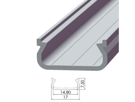 Perfíl Aluminio GREENICE LL-10-0621-10