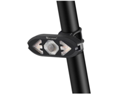 Luz trasera para bicicleta con control remoto y señal de giro IPX8 para MTB/carretera, color negro Yizhood