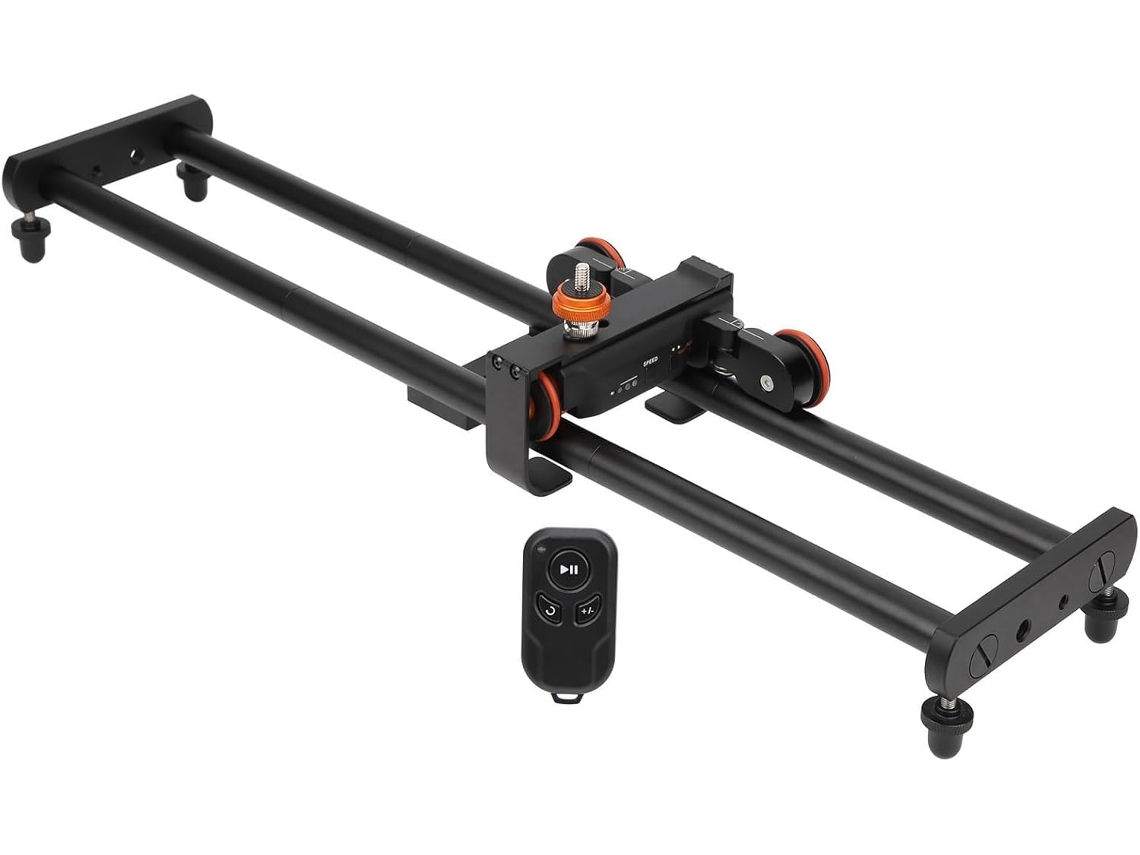 Soporte Motorizado Deslizante Para Cámara De Video, De Aleación Negra, Para Teléfono Inteligente.