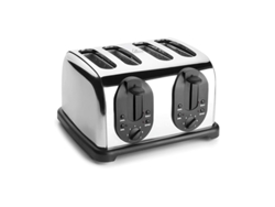 Tostadora Fabricado En Acero Inoxidable Curve, 4 Ranuras, Potencia 1750w Suinga