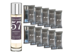 Perfume masculino Caravan Nº57 150 ml Set de 10 Frascos Fragancia