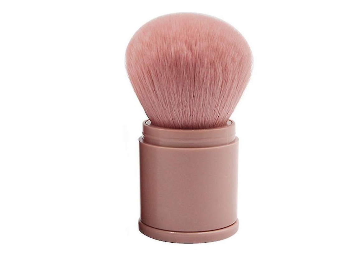 Brocha De Maquillaje Rosa Extensible, Brocha De Contorno Portátil, Brocha Para Rubor, Herramienta De Maquillaje