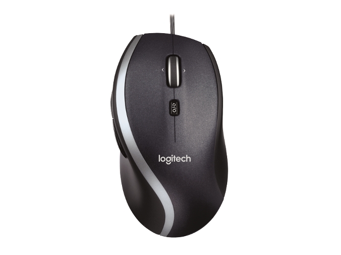 Ratón LOGITECH M500 (Cable USB - Regular - 1000 dpi - Gris)