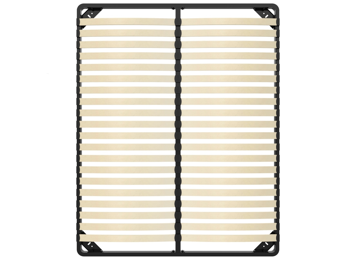 Sommier 160x200 Cm, 2x20 Lattes, Lit Avec Sommier À Lattes