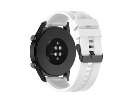 Correa Smartwatch para Huawei Watch Buds 20mm Silicona con Hebilla Negra (Blanco)
