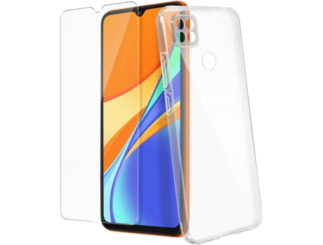 Carcasa + Protector Xiaomi Redmi 9C AVIZAR Transparente