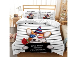 Juego Ropa Cama Funda Nórdica Microfibra Juego Almohada 135 X 200 Cm 50 75 220 240