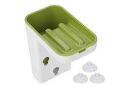 KOFIHETY Estante Secado Esponja Cocina Organizador Vajilla Verde Material ABS