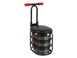 Jinwei-asiento Delantero Para Niño Bicicleta Eléctrica Impermeable Transpirable Con Bolsillo Cinturón Seguridad Y Respaldo