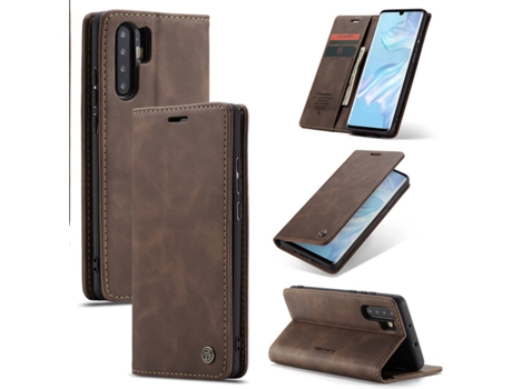 Carcasa Huawei P30 Pro Livro Caseme Elite (Marrón)