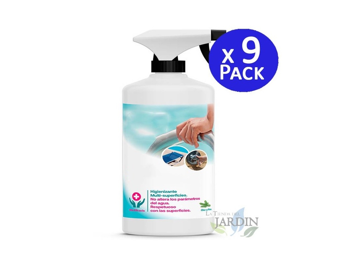 Higienizante Desinfección Piscinas 9 Envases de 1 Litro En Spray ASTRALPOOL