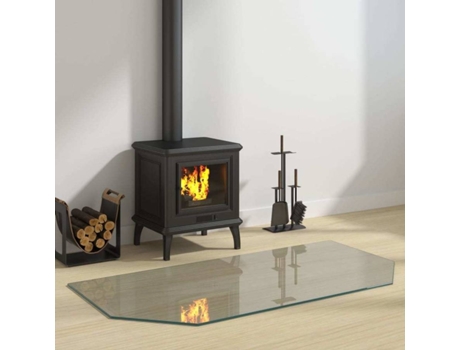 Placa De Vidrio VIDAXL Para Chimenea Hexagonal 120x60 cm