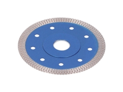 Disco de sierra de diamante para amoladora angular con brida para cortar baldosas de porcelana y cerámica, 115 mm, azul