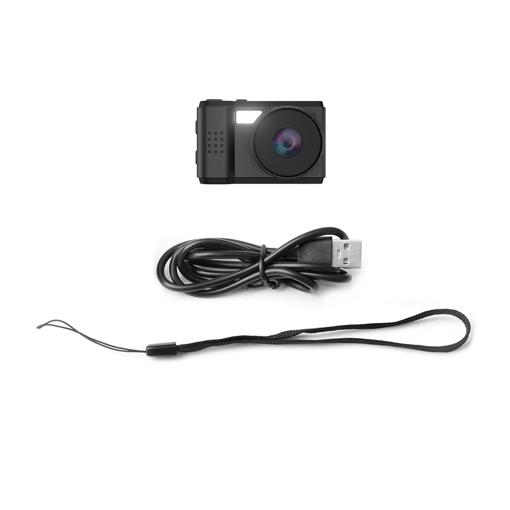 ) Mini Filmadora Hd 1080p com Tela e Alto falante, Compatível com Cartão Tf MDUG (apenas a Câmera (nenhuma)