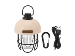 Linterna De Camping Recargable Con Led De 4500 Mah, 3 Modos Ajustables, Ip55, Ideal Para Acampar, Hacer Senderismo Y Pescar.