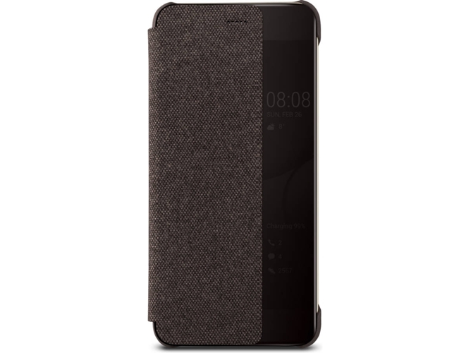 Funda HUAWEI P10 Flip Marrón