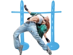 Palo de limbo inflable Slowmoose con altura ajustable