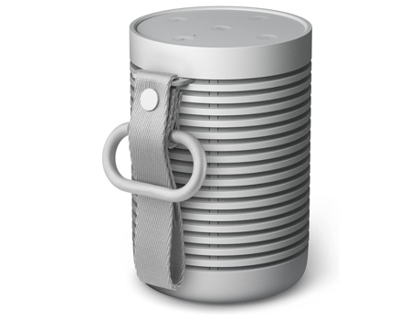 Altavoz Bluetooth portátil inalámbrico con cable de carga USB-C, altavoz a prueba de polvo e impermeable IP67, blanco CHRONUS