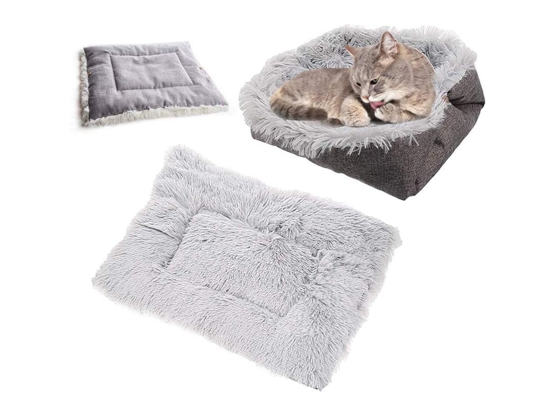 2026-cojín Cama Para Gatos, Suave Y Caliente, Lavable Y Plegable, Ideal Para Perros Pequeños Y Gatitos (gris)