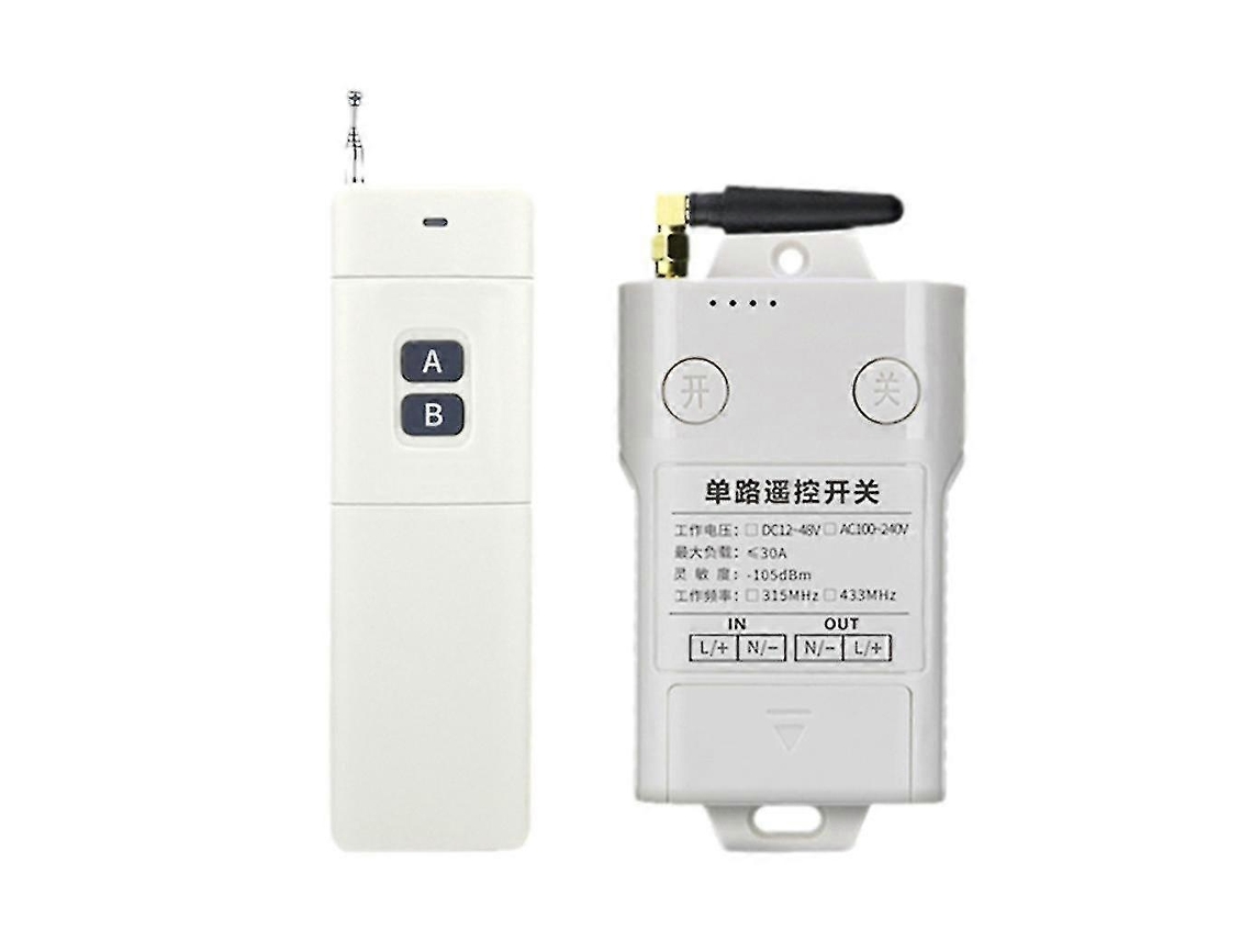 Sistema de interruptor de control remoto inalámbrico RF de largo alcance Vayotoy de 3000 m y 433 MHz