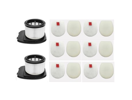 Kit de filtros Hepa y filtros de espuma y Flet para aspiradora vertical inalámbrica Shark Iz162H,Iz362H,Iz363Ht,Iz440H,Iz462H,Iz483H,Etc.