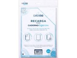 Recarga para Cuadernos INGENIOX Blanco (A4 - Liso - 50 Hojas)