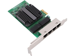 Tarjeta Gigabit Ethernet Pcie X1 De 4 Puertos Con Chip 82571 – Rj45 De Cobre Para Pc