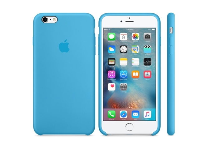Carcasa APPLE iPhone 6 Plus, 6s Plus Silicona Azul
