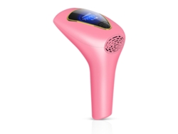 Depiladora de luz pulsada YIZHOOD AM112 Uso Doméstico 999,990 Destellos Pulsos de Luz 8 Niveles para Mujeres Cuerpo Bikinis Púbicos Shav rosado