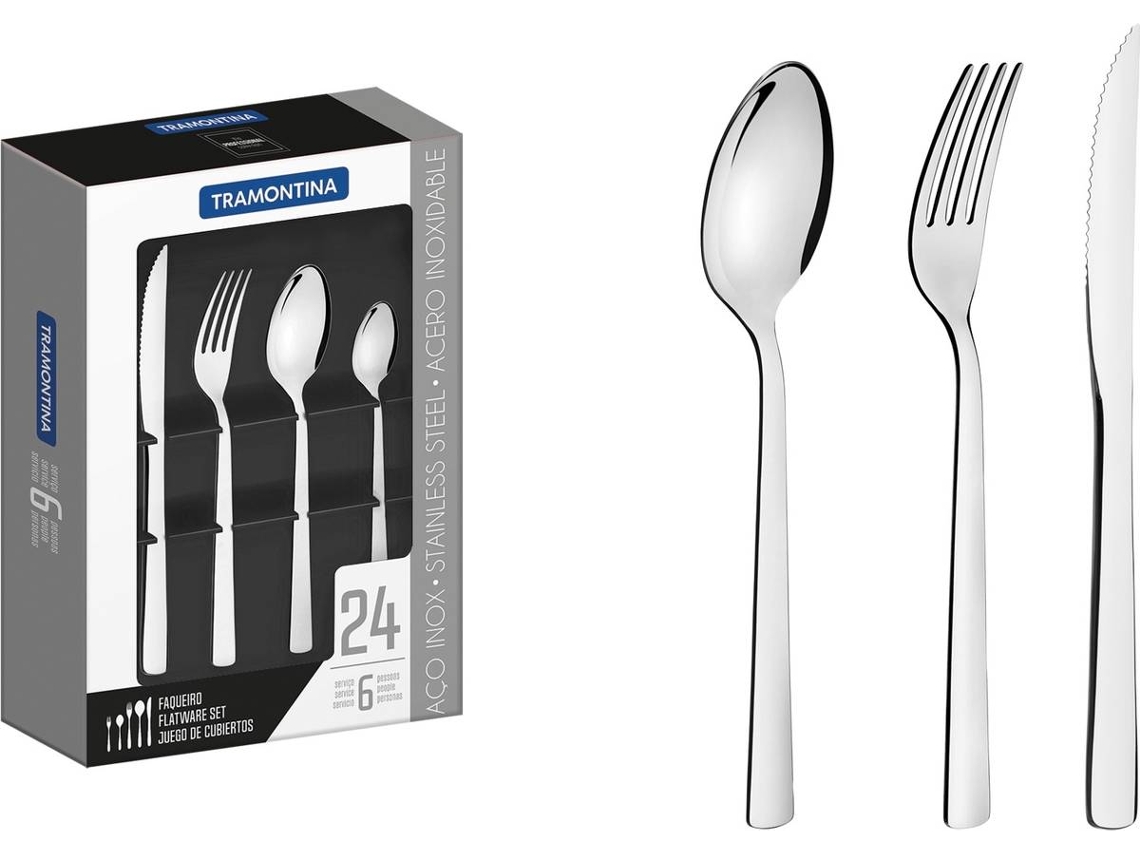 Supermercado Ennegrecer Ingenioso Batería de Cocina TRAMONTINA Allegra (Acero Inox - 4 Piezas) | Worten.es