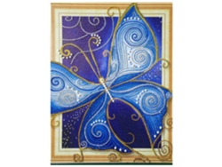 Kit De Pintura De Diamantes Diy Mariposa Bordado De Diamantes De Imitación Cristal Arte Decorativo Hogar Sala De Estar 40x30cm