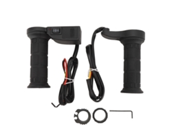Puños Calefactables Para Motocicletas De 12 V Y 22 Mm Con Indicador De Voltaje, Ajustables Por Usb Y Con Dos Temperaturas (alta Y Baja).
