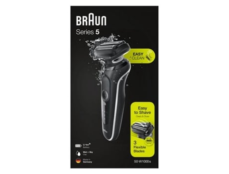Maquinilla de Afeitar Braun 50-M1000S 3.6V Negro