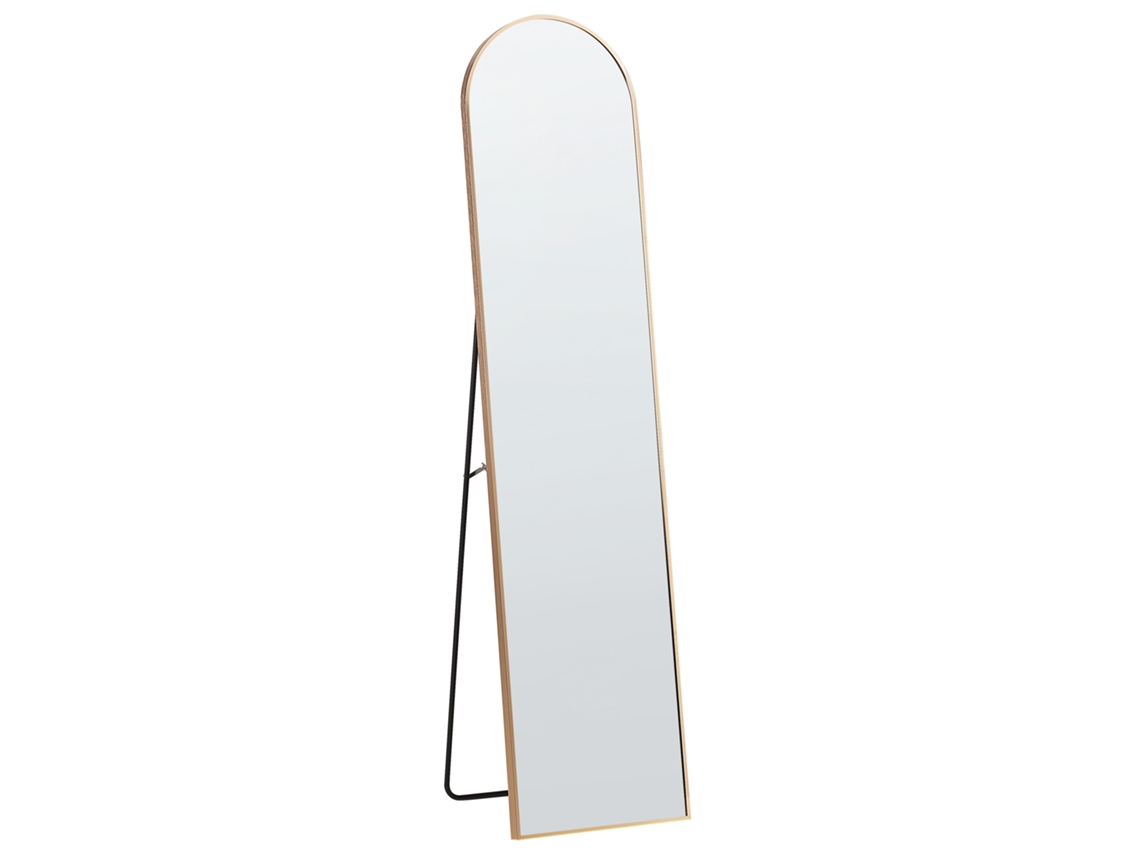 Espejo de pie BELIANI Bagnolet de Aluminio Dorado 36x40x150