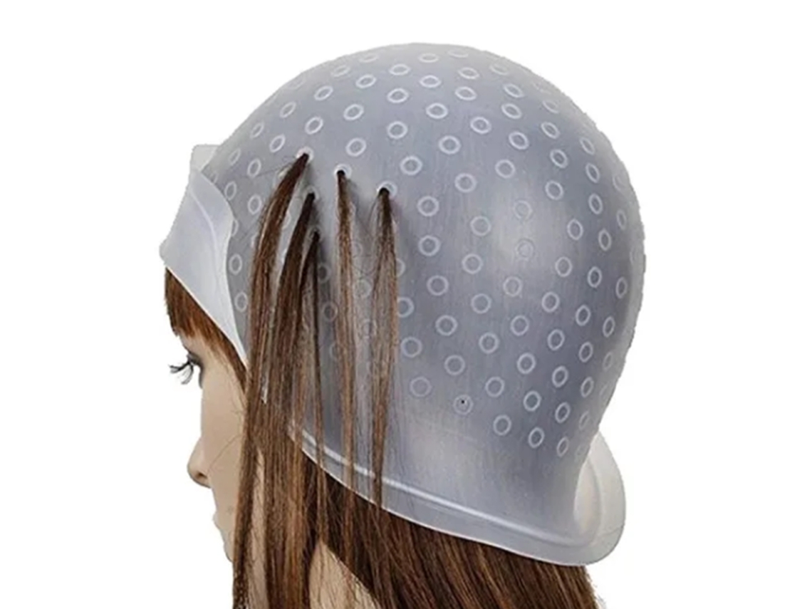 Vlrla-silicone Cabelo Highlighting Cap Para Salão Coloring