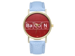 Reloj De Pulsera Unisex De Cuarzo, Estilo Casual, Regalo Clásico Y A La Moda (azul Claro)