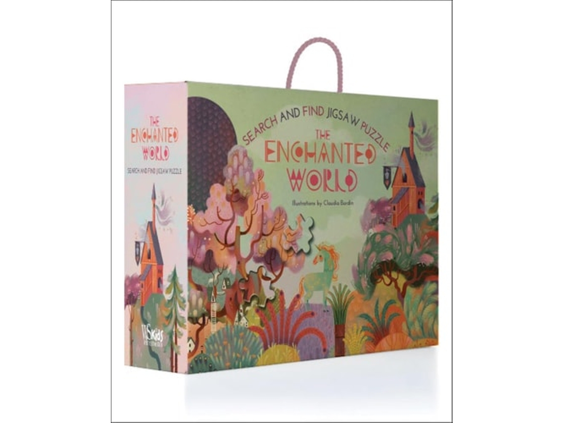 Libro The Enchanted World Search And Find Jigsaw Puzzle De Claudia Bordin (inglés - Tapa Dura)