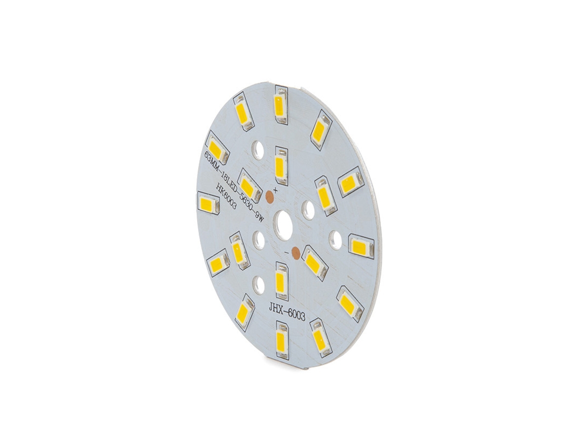 Módulo 9W 648Lm 3000ºK 18 LEDs Ø65Mm 50.000H [CH-PCBA9W-WW]