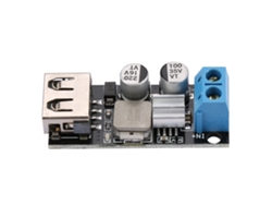Módulo De Conversor Dc-dc Buck Reductor De Voltaje 6v-32v A 5v Carga Rápida Usb Qc3.0 12v 24v