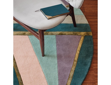 Alfombra TED BACKER Sahara tb round 1a2t (Rosa, Morado, Verde, Verde - 150x150 rondcm)