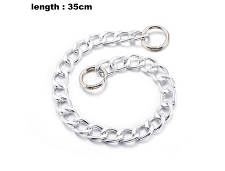 Lindo collar de moda para mascotas, adecuado para bulldogs, cadena de joyería de metal ligero, accesorios para cachorros