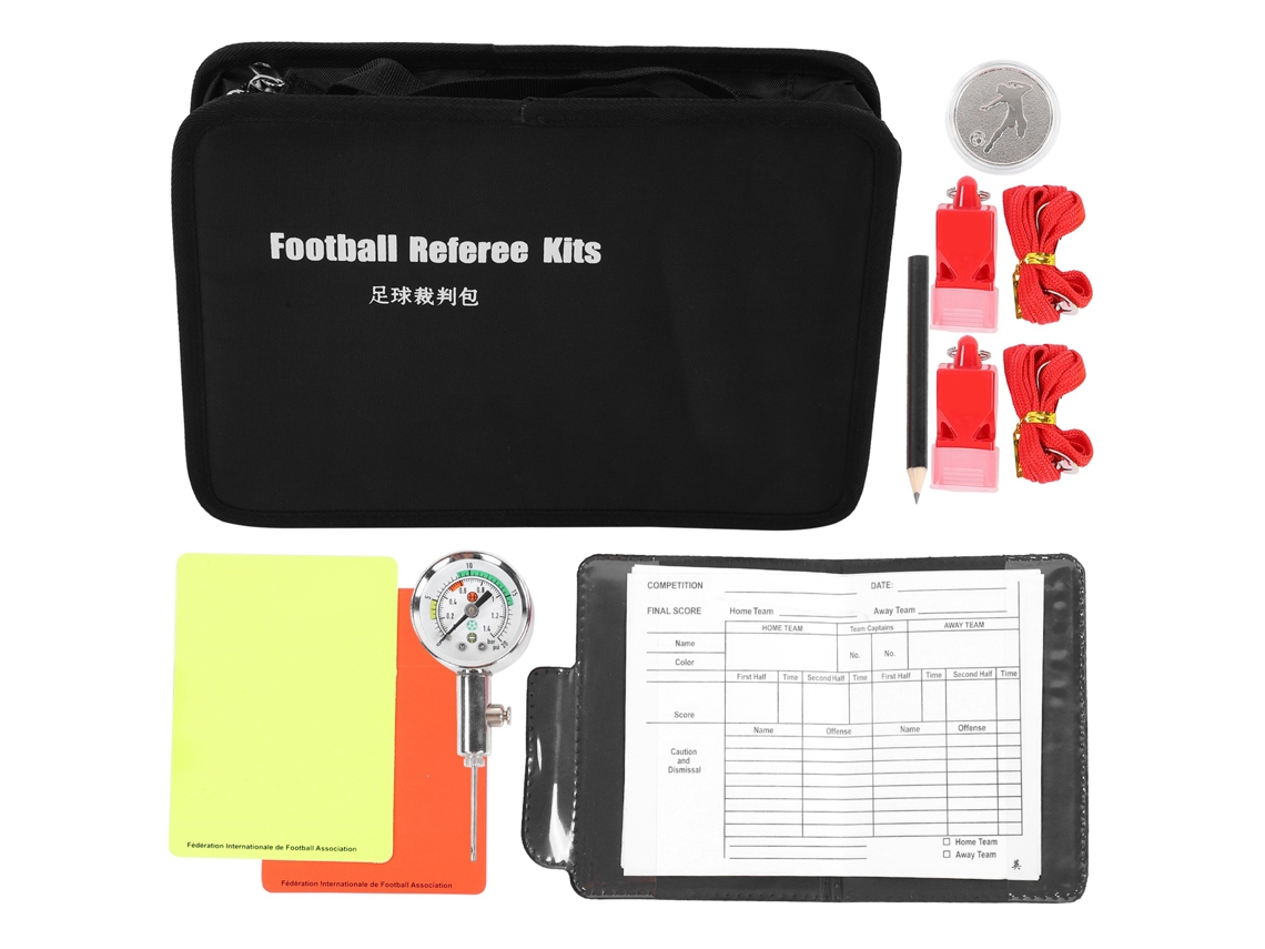 Bolsa De Herramientas De Lona Oxford Para Árbitro De Fútbol Con Kit Completo De Equipamiento.
