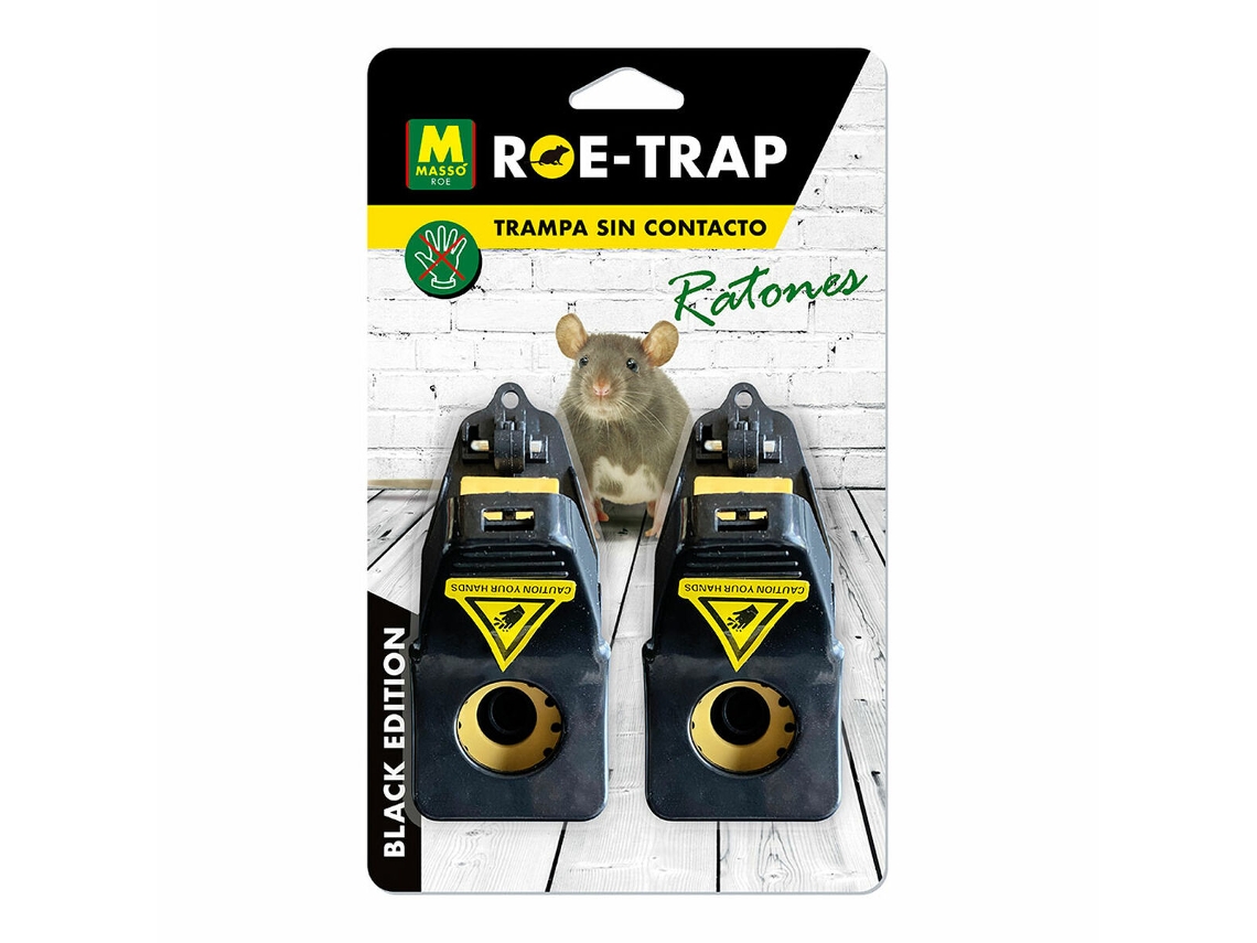 Trampa para ratones MASSÓ Roe-Trap Black Edition 231699