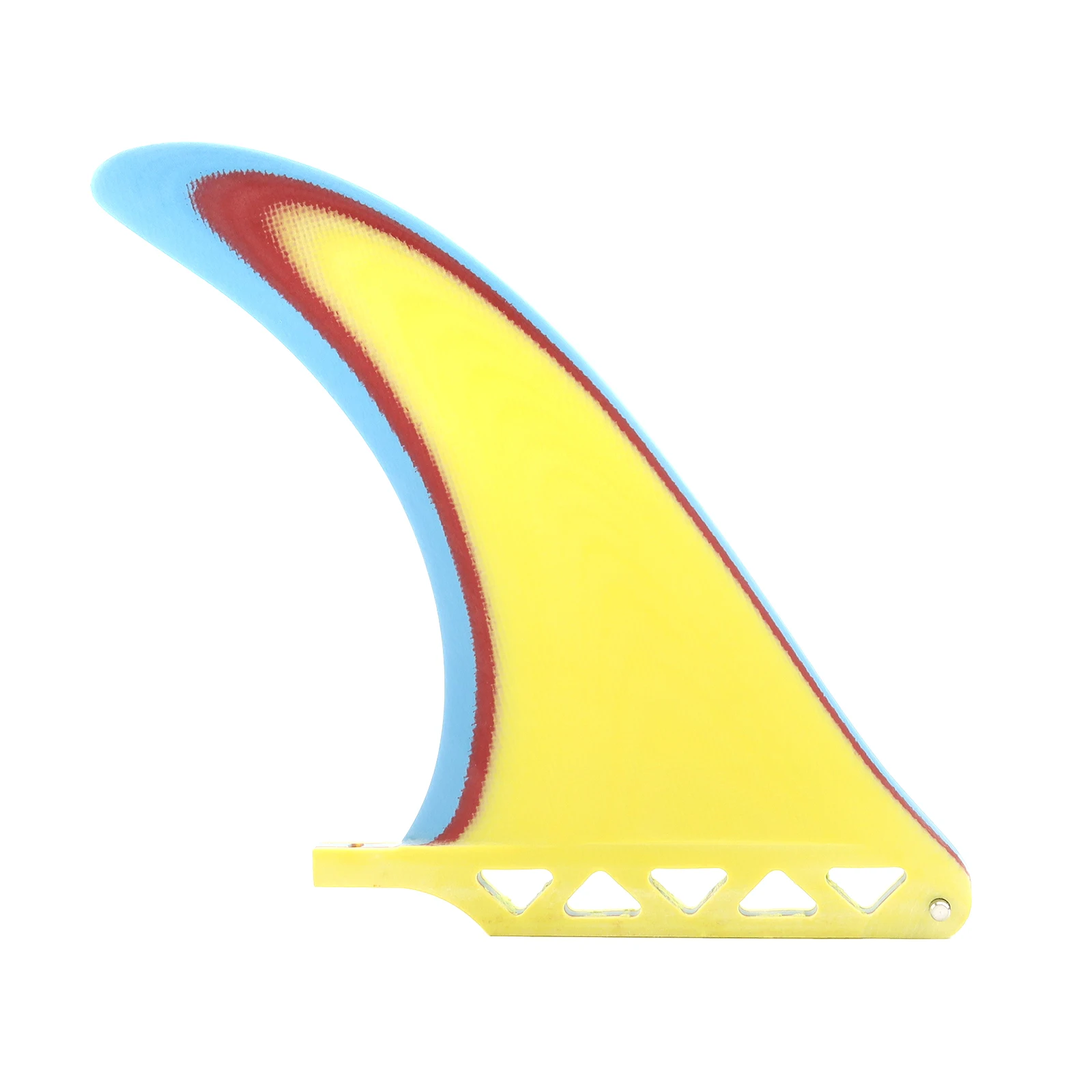 Quilla central MDUG para tabla de surf, en color amarillo.